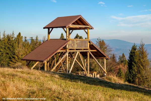 Wieże i platformy widokowe Beskidu Żywieckiego i Beskidu Makowskiego - dscf6501 ps
