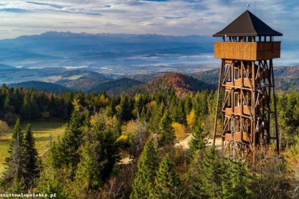 Wieże i platformy widokowe w Gorcach i Beskidzie Wyspowym - luban wieza widokowa fot 4